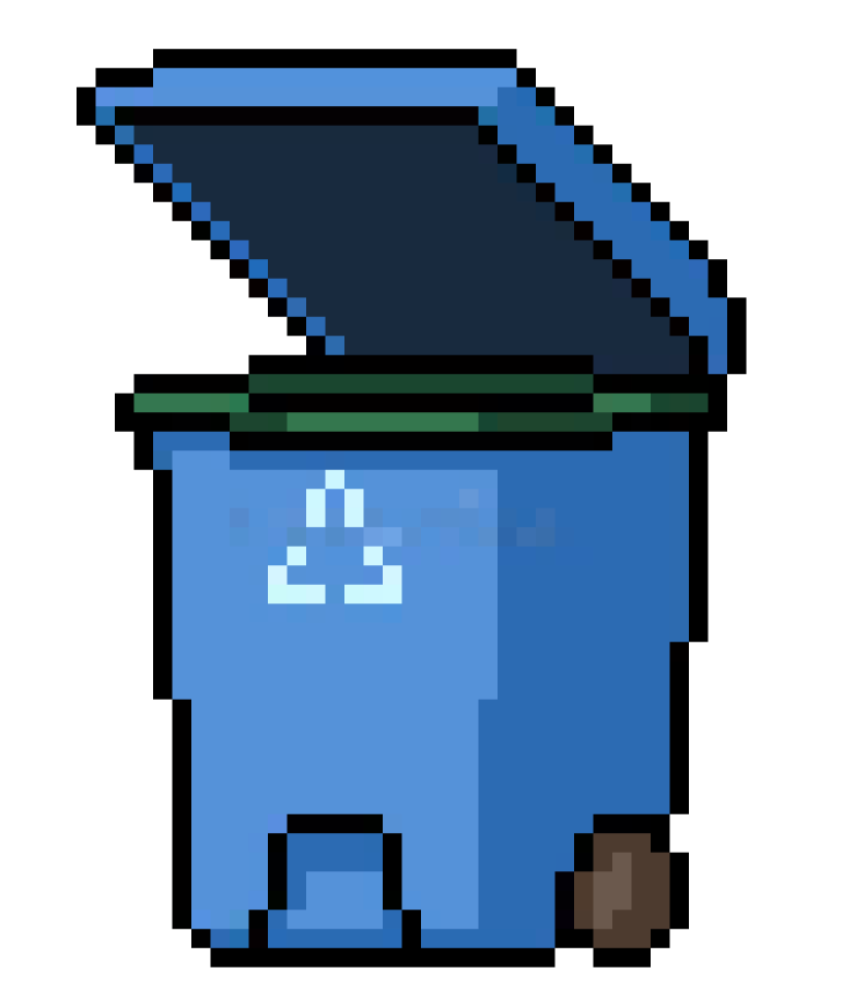 Recycle bin logo